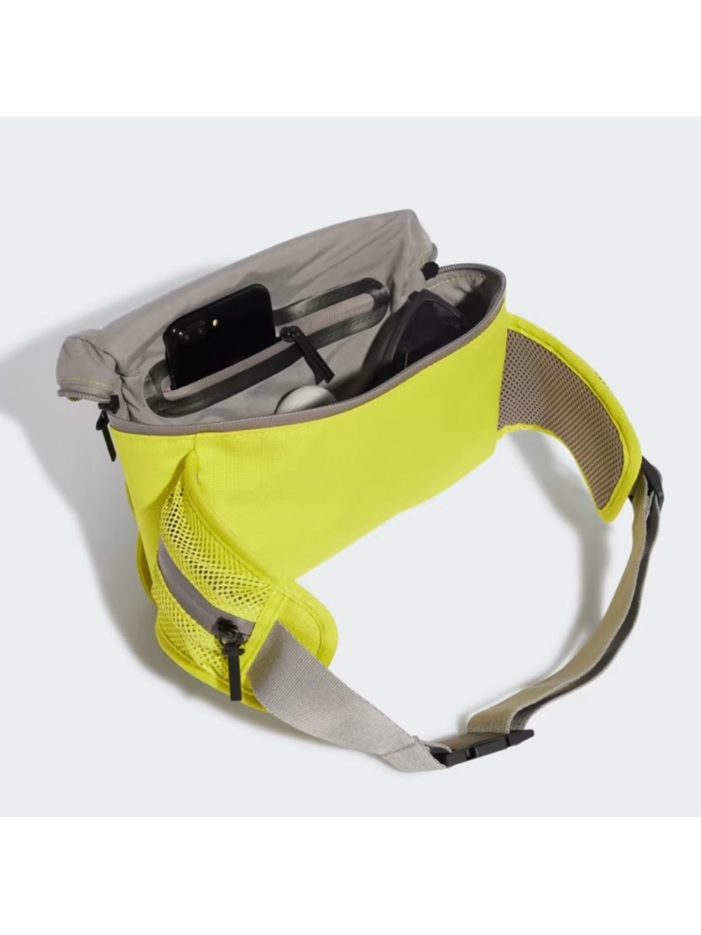 Adidas By Stella McCartney Fanny Pack Neon Yellow Crossbody Belt Bag - Picture 3 of 7